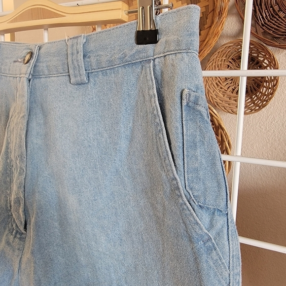 Woolrich Light Blue Denim Women's Shorts - Picture 4 of 6